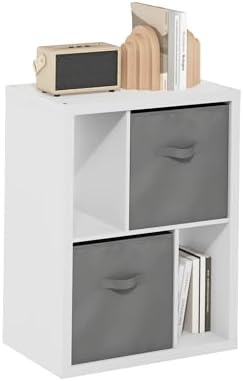 Furinno CLASSIC Coffee Table, Modern Rectangle Printer Stand, Black | 1.8" Triple Thick Tabletop, Toolless Assembly, Side Table, for Living Room, Home Office
