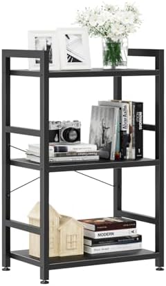 NUMENN 5 Tier Bookshelf, Tall Bookcase Shelf Storage Organizer, Modern Book Shelf for Bedroom, Living Room and Home Office, Vintage