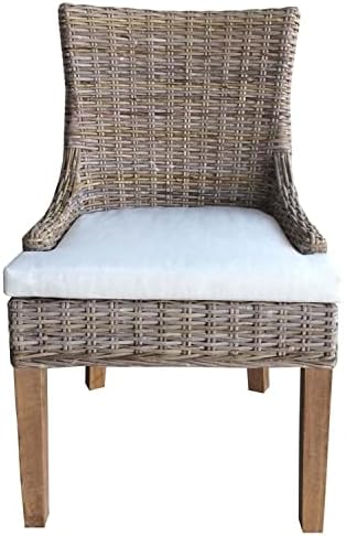 Padma's Plantation Alfresco Dining Chair, Set of 2 Kubu Grey