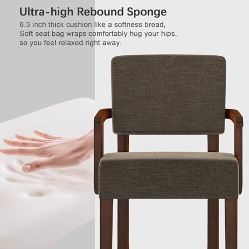 FAGAGA Accent Chair, Living Room Chairs Oversized with Soft Seat and Armrests for Dinning Bedroom Reading and Waiting Rooms