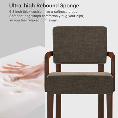 FAGAGA Accent Chair, Living Room Chairs Oversized with Soft Seat and Armrests for Dinning Bedroom Reading and Waiting Rooms