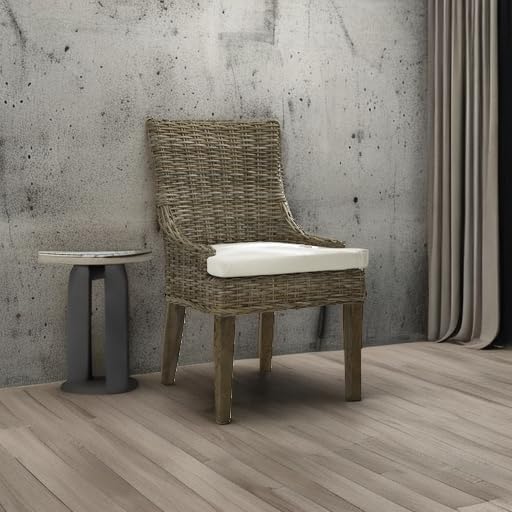 Padma's Plantation Alfresco Dining Chair, Set of 2 Kubu Grey