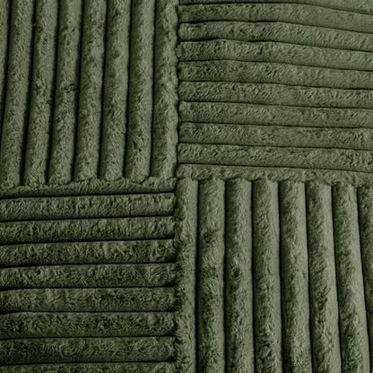 MAXYOYO Adjustable Living Room Chair, 3-Position Bean Bag Chair with Removable Cover, Upholstered Accent Chair with Frame, Soft Reclining Lounge for Bedroom, Apartment, Office, Green — Striped Cross Green / Large (10)