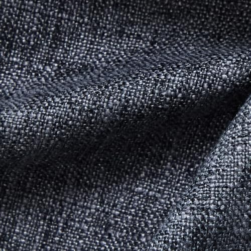 Tbfit Linen Fabric Single Sofa, Accent Chair, Mid Century Modern Armchair for Living Room, Bedroom Button Tufted Upholstered Comfy Reading Sofas, Beige — 56.7 inch / Blue Grey (2)