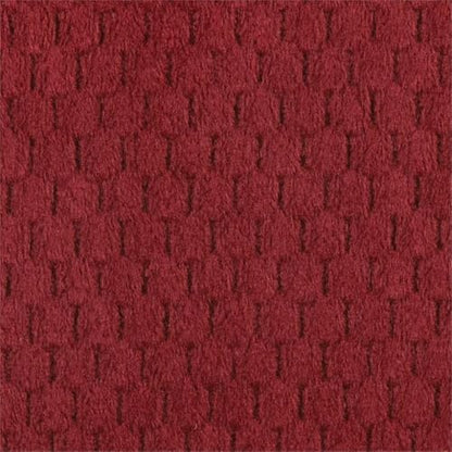 Catnapper Batts Chaise Rocker Recliner with Deluxe Heat & Massage in Red Polyester Fabric