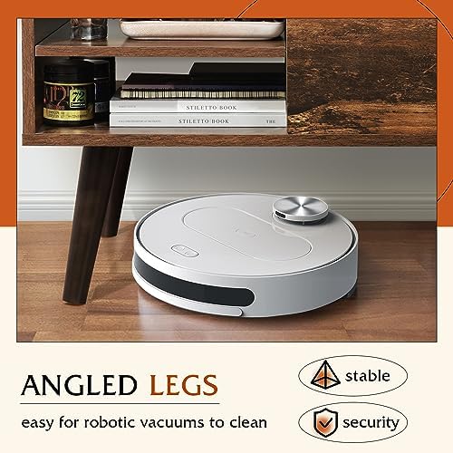 WLIVE Coffee Table with Lifting Top, Hidden Storage & Adjustable Shelf for Living Room Small Space, Multifunctional Rising Wooden Center Table, Mid Century Modern Tables for Home Dining Office, Brown