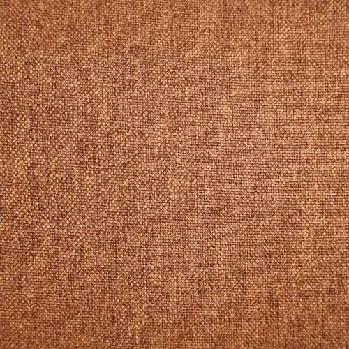 INZOY Mid Century Modern Accent Chair with Wood Frame, Upholstered Living Room Chairs with Waist Cushion, Reading Armchair for Bedroom Sunroom (Beige) — Brown / Modern (2)