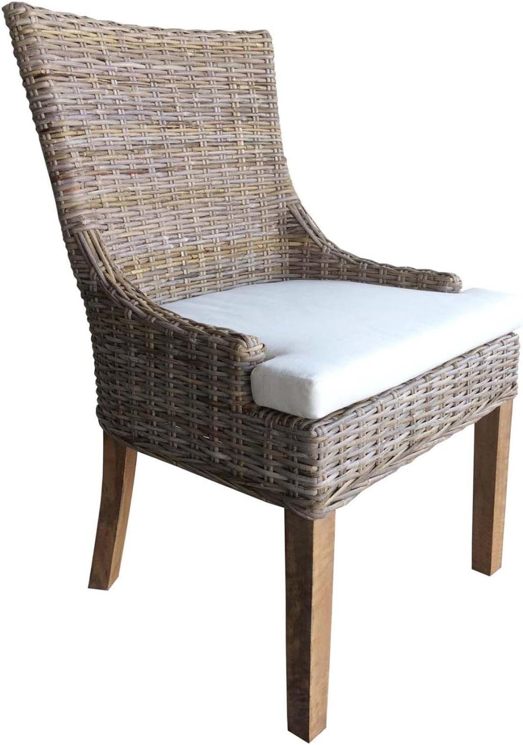 Padma's Plantation Alfresco Dining Chair, Set of 2 Kubu Grey