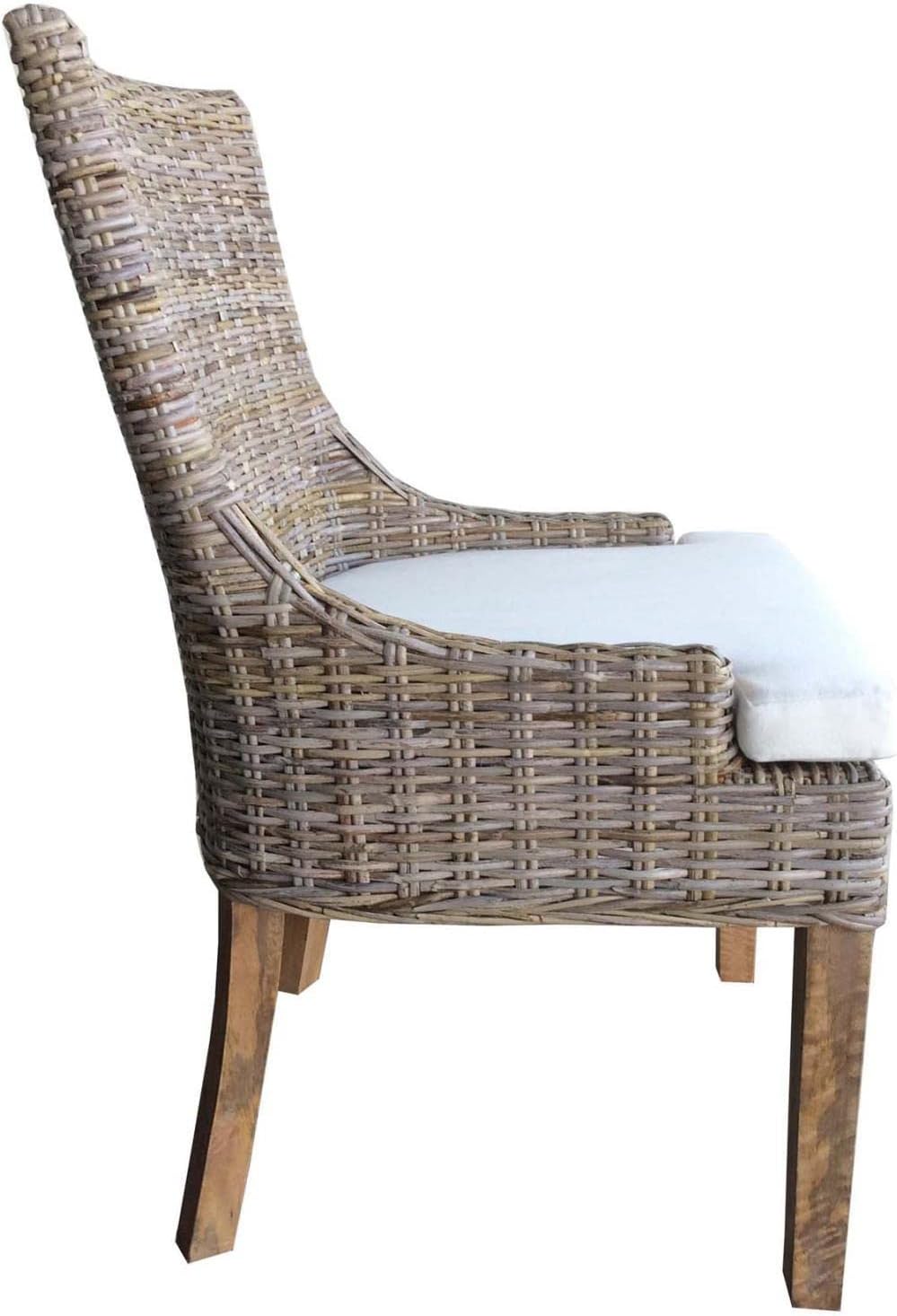 Padma's Plantation Alfresco Dining Chair, Set of 2 Kubu Grey