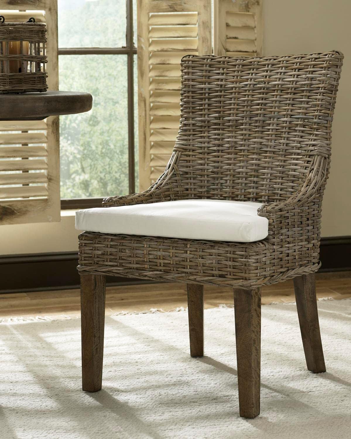 Padma's Plantation Alfresco Dining Chair, Set of 2 Kubu Grey