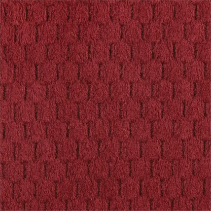 Catnapper Batts Chaise Rocker Recliner with Deluxe Heat & Massage in Red Polyester Fabric