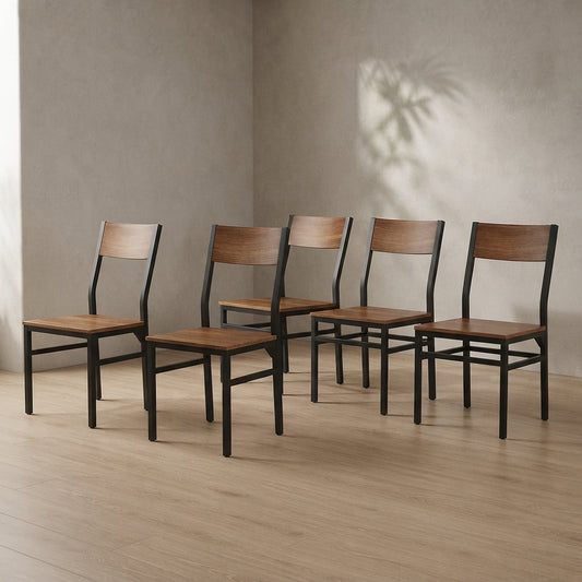 Modern Dining Chairs (Set of 6) — Ergonomic Comfort | Ashnook