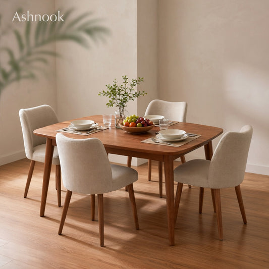 Modern Wing Back Dining Chairs — Set of 4 | Ashnook