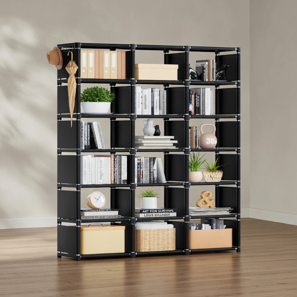 Modular Cube Storage Organizer — Versatile Bookcase & Display Shelf | Ashnook