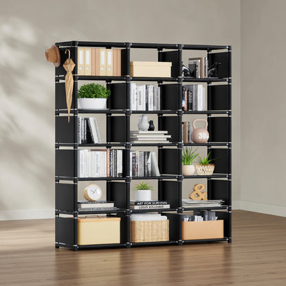 Modular Cube Storage Organizer — Versatile Bookcase & Display Shelf | Ashnook