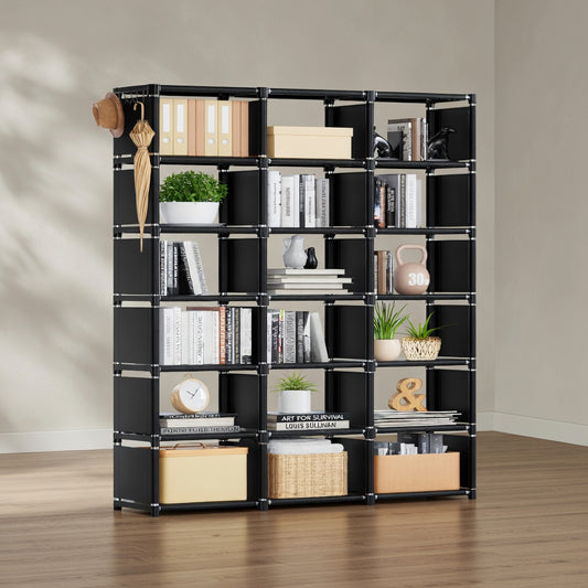 Modular Cube Storage Organizer — Versatile Bookcase & Display Shelf | Ashnook