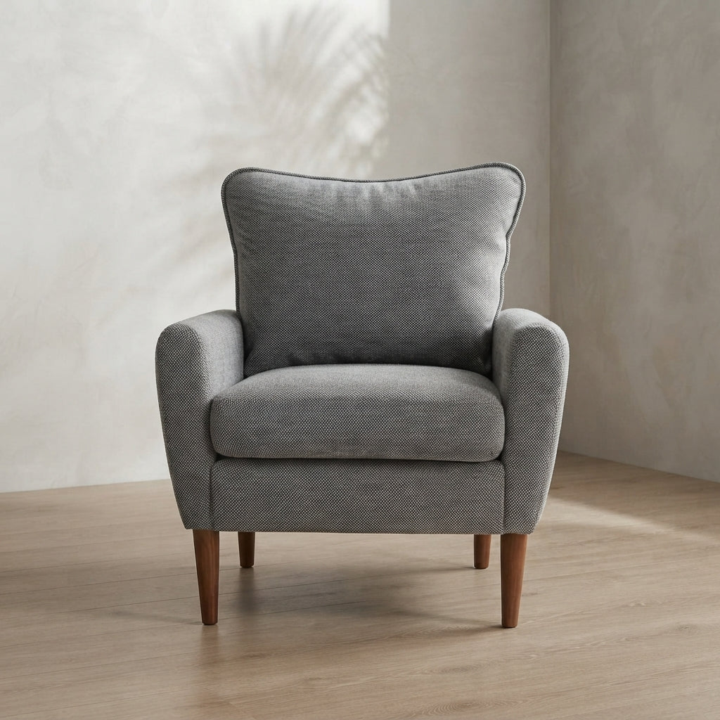 Upholstered Accent Chair — Mid-Century Modern | Ashnook