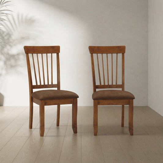 Berringer Dining Chairs (Set of 2) — Rustic Spindle Back | Ashnook