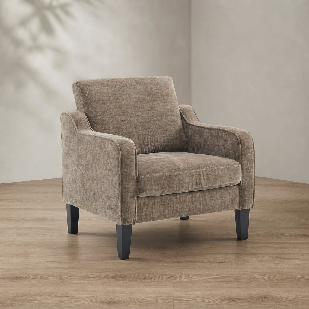 Upholstered Accent Chair — Mid-Century Modern | Ashnook