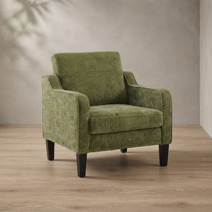 Upholstered Accent Chair — Mid-Century Modern Comfort | Ashnook