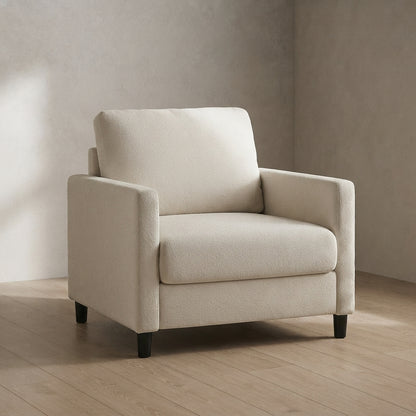 Welzona Sofa Accent Chair — Plush Teddy Fabric | Ashnook