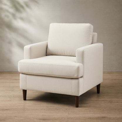 Upholstered Accent Chair — Mid-Century Modern Design | Ashnook