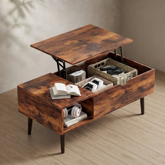 Lift-Top Coffee Table — Multi-Functional with Hidden Storage | Ashnook