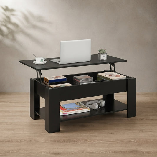 Versatile Lift-Top Coffee Table — Hidden Storage & Workspace | Ashnook